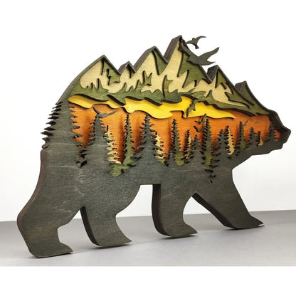 3D Handcrafted - Mountain Bear