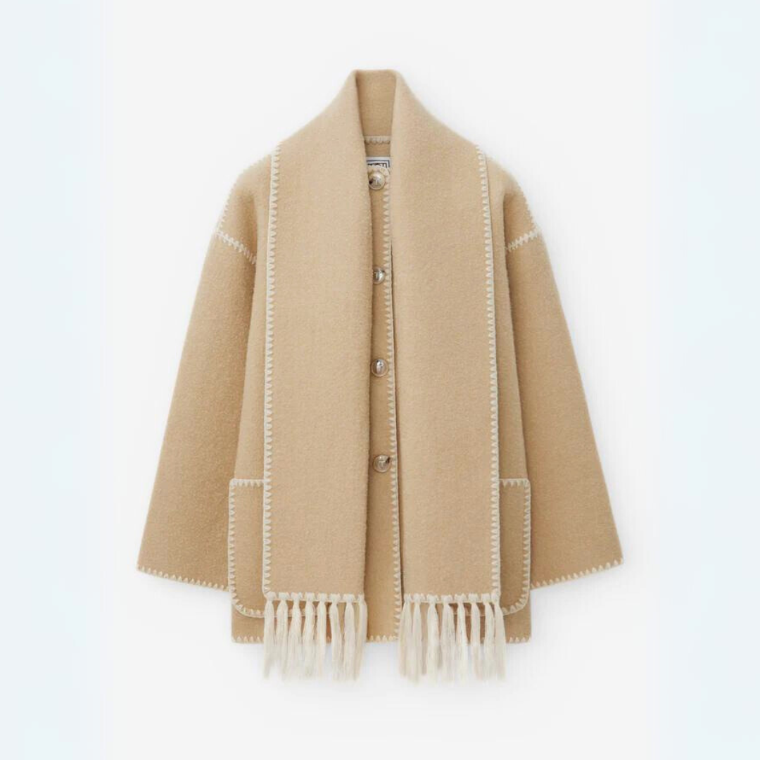 Klove Stitched Scarf Coat