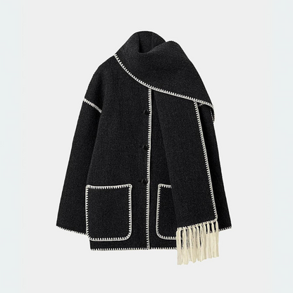 Klove Stitched Scarf Coat