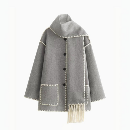 Klove Stitched Scarf Coat