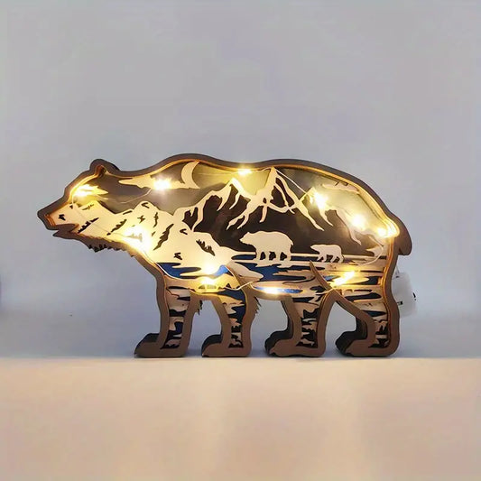 3D Handcrafted - Grizzly Bear